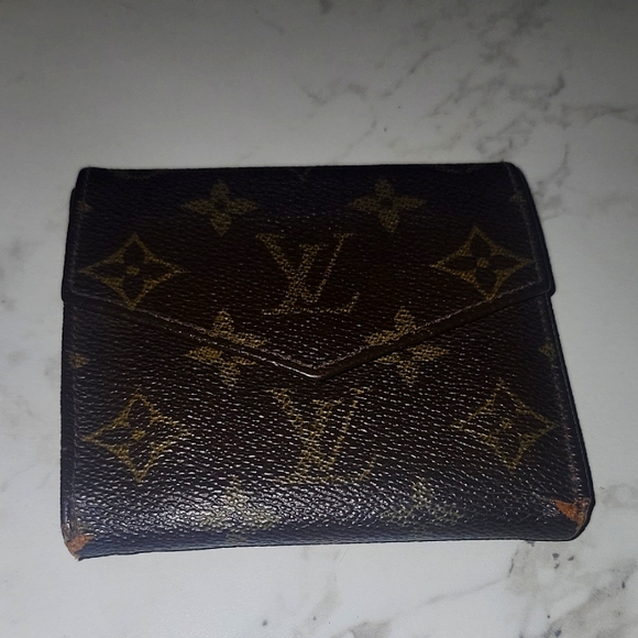 ☆Sale☆ LOUIS VUITTON LV compact wallet cardholders monogram canvas - Picture 1 of 14
